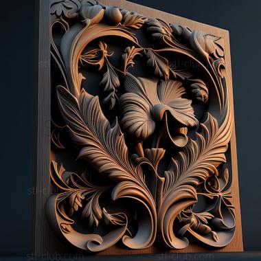 3D model st panel (STL)